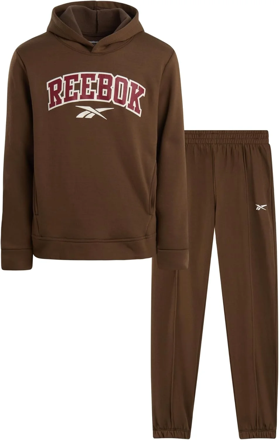 ست گرمکن پسرانه ریباک - هودی پشمی و شلوار ورزشی دو تکه (سایز 4-12)