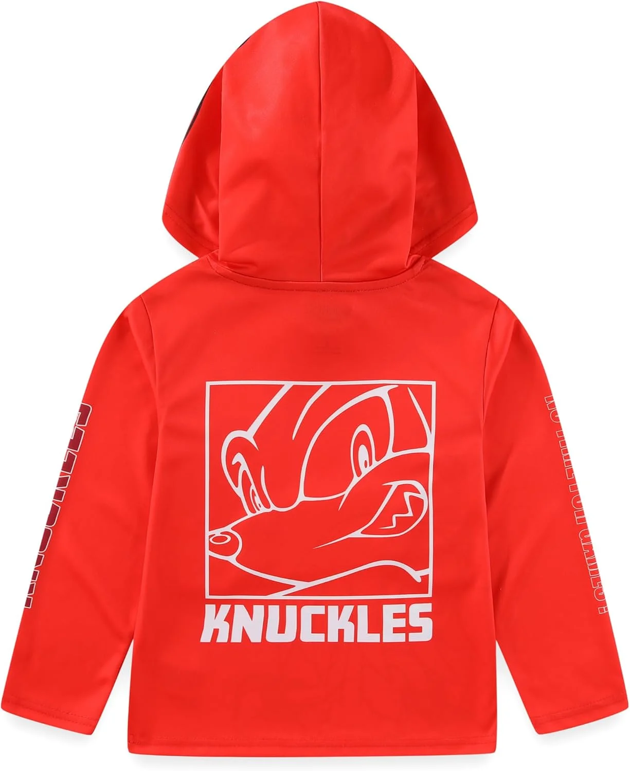 تی‌شرت آستین بلند کلاه دار پسرانه سونیک خارپشت SEGA برای بچه های بزرگ