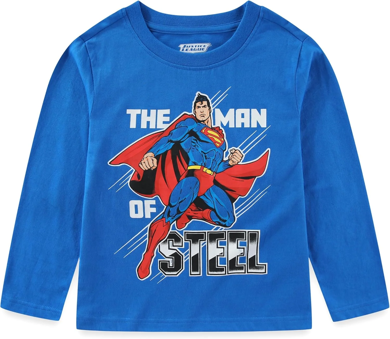 ست 3 تایی آستین بلند پسرانه لیگ عدالت وارنر برادرز، بتمن، سوپرمن، فلش، گرین لنترن، مناسب کودکان نوپا و بزرگ