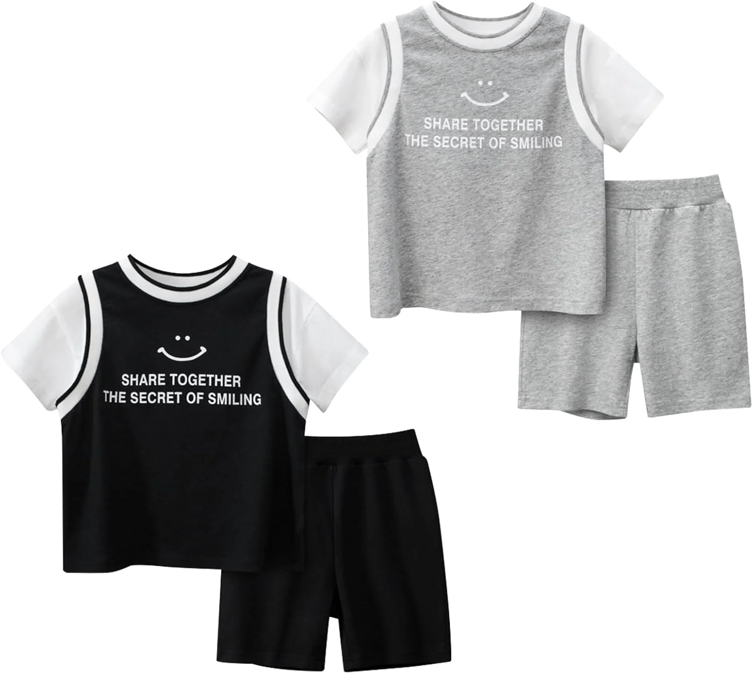 تی‌شرت‌های پسرانه TABNIX، آستین کوتاه، یقه گرد، طرح خرس، سایز 2 تا 7 سال، یک عددی یا چهار عددی