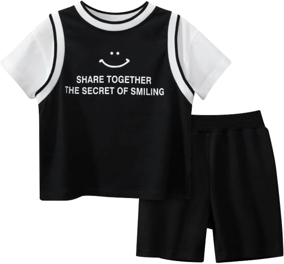 تی‌شرت‌های پسرانه TABNIX، آستین کوتاه، یقه گرد، طرح خرس، سایز 2 تا 7 سال، یک عددی یا چهار عددی