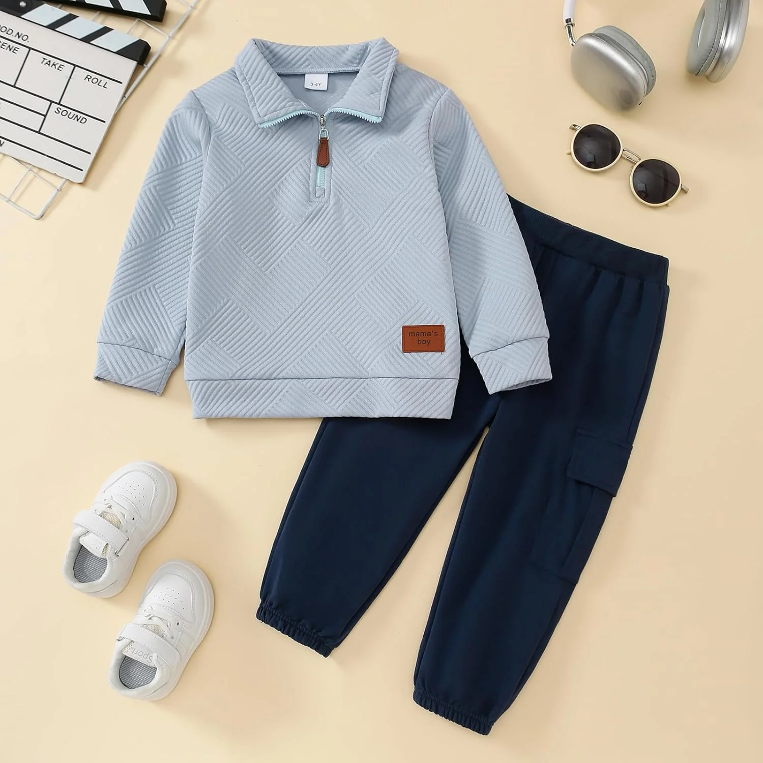 لباس پسرانه، ست بلوز آستین بلند و شلوار راحتی، مناسب پاییز و زمستان لباس پسرانه، ست بلوز آستین بلند و شلوار راحتی، مناسب پاییز و زمستان