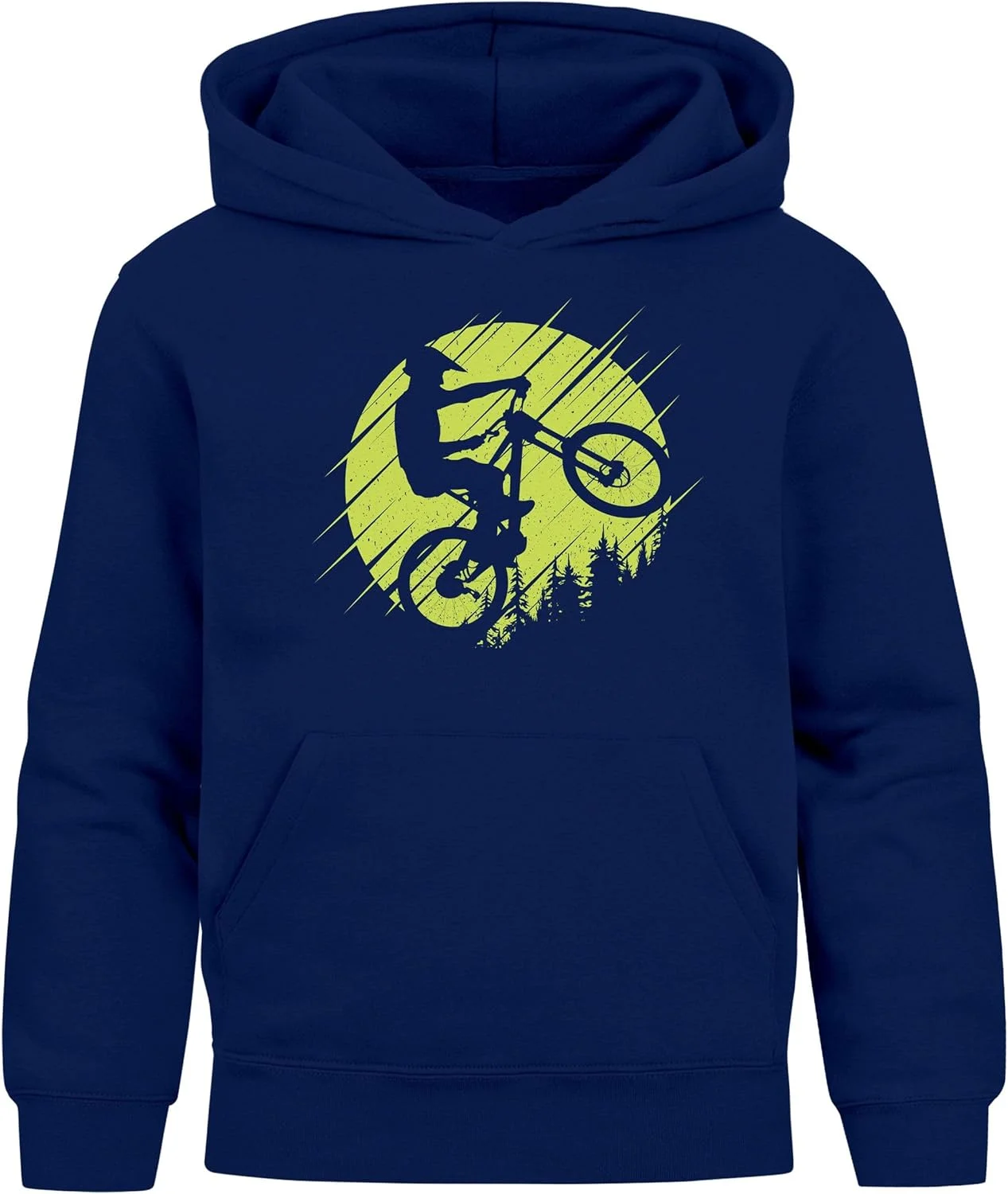 هودی پسرانه MoonWorks طرح دوچرخه کوهستان، مناسب برای ورزش، دوچرخه سواری BMX و هدیه برای پسران