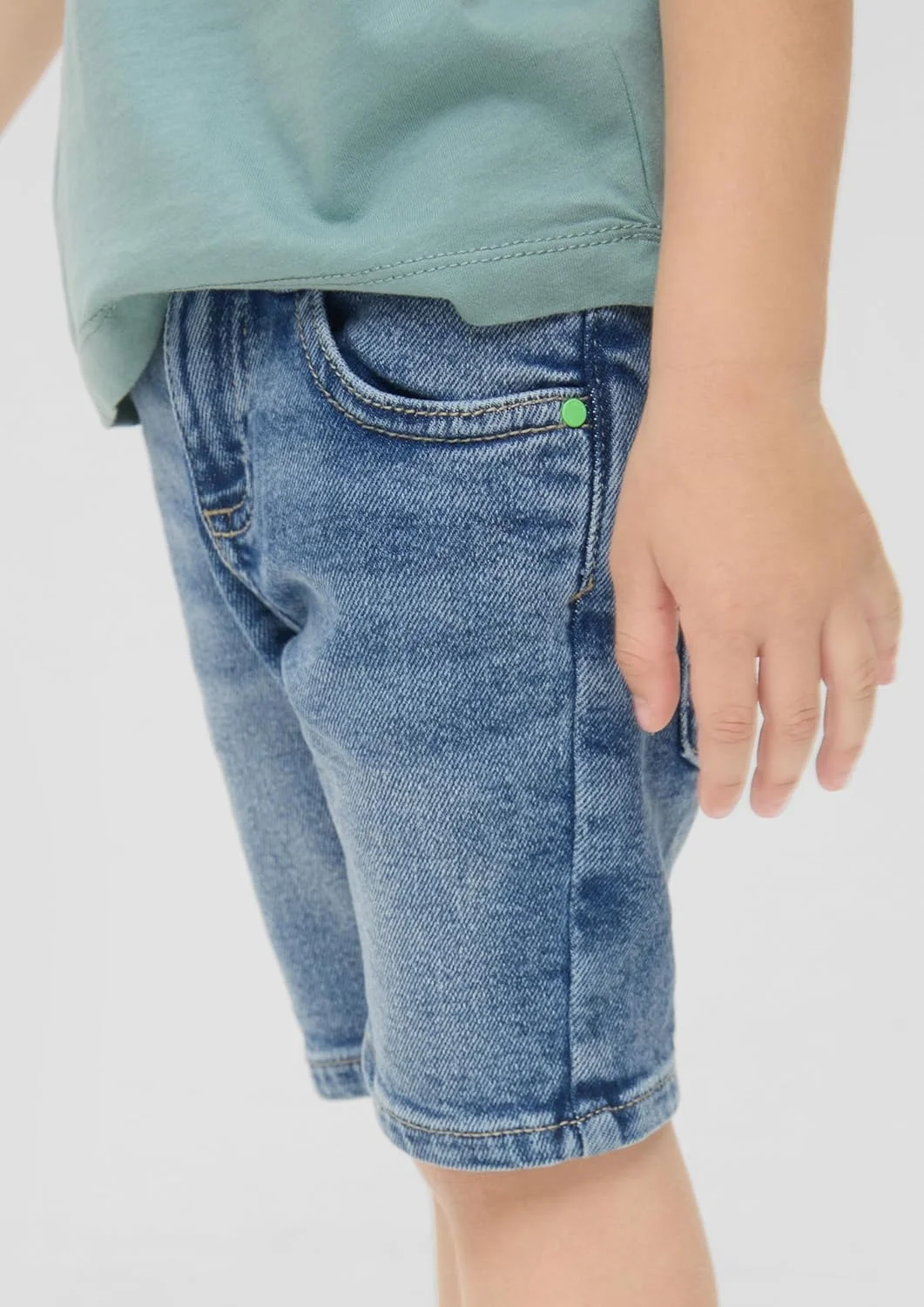 شلوارک جین پسرانه، مدل برد، فیت اسلیم