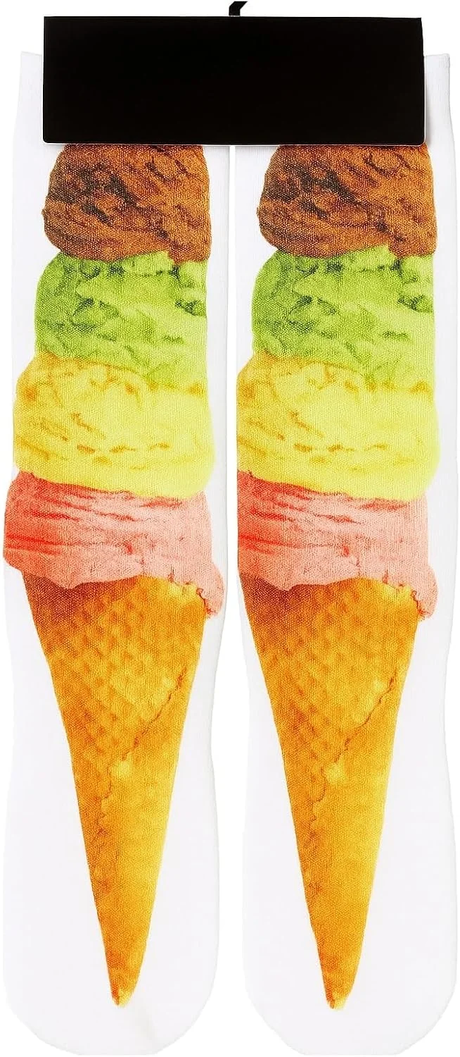 جوراب ساق دار طرح دار سه بعدی DJDesigns مناسب سایز نوجوانان و کودکان (مناسب سنین 5-9 سال)