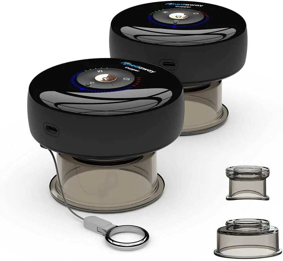 اچدوی کاپر (جفت) - ماساژور حجامت هوشمند جدید با نور قرمز، مشکی اچدوی کاپر (جفت) - ماساژور حجامت هوشمند جدید با نور قرمز، مشکی