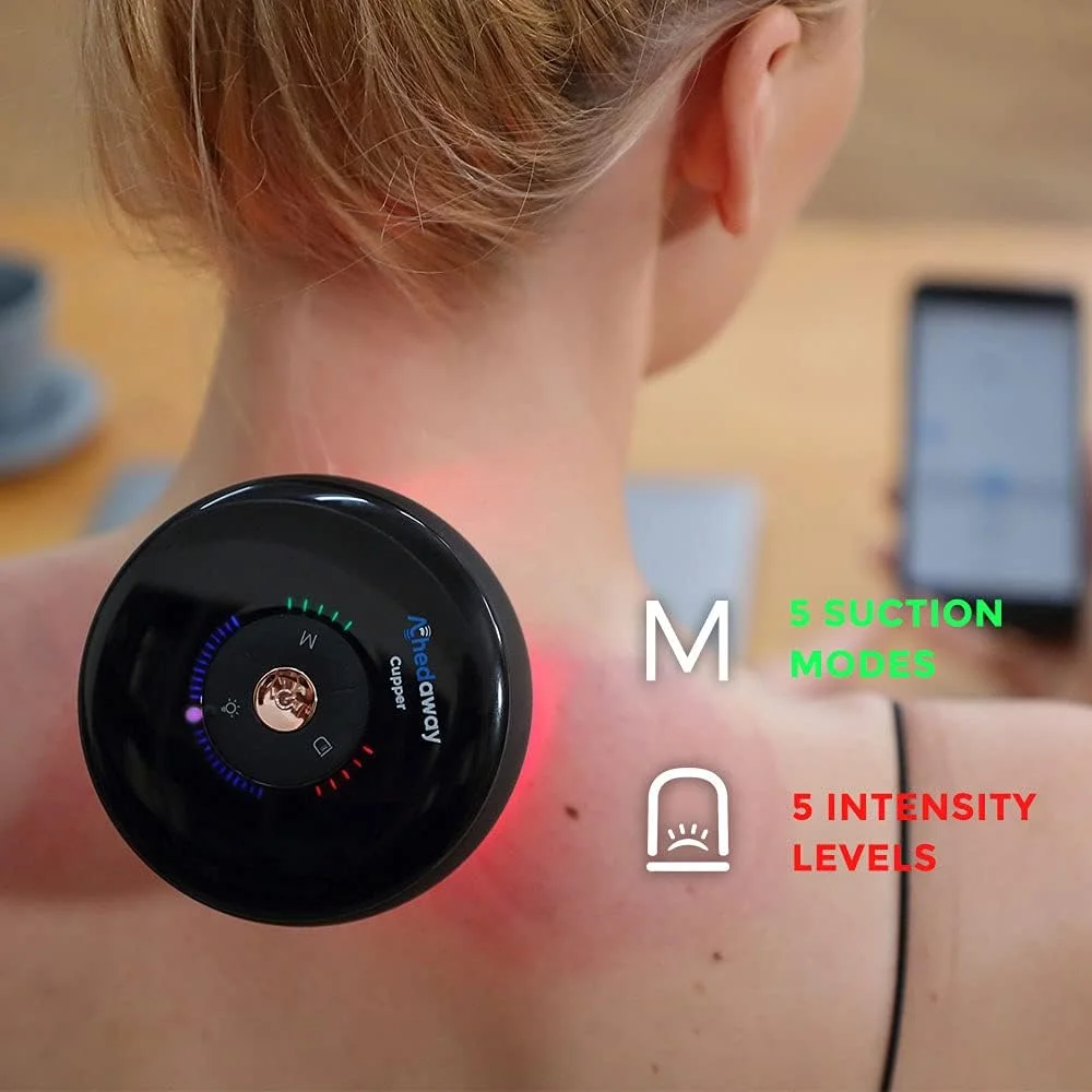 اچدوی کاپر (جفت) - ماساژور حجامت هوشمند جدید با نور قرمز، مشکی اچدوی کاپر (جفت) - ماساژور حجامت هوشمند جدید با نور قرمز، مشکی