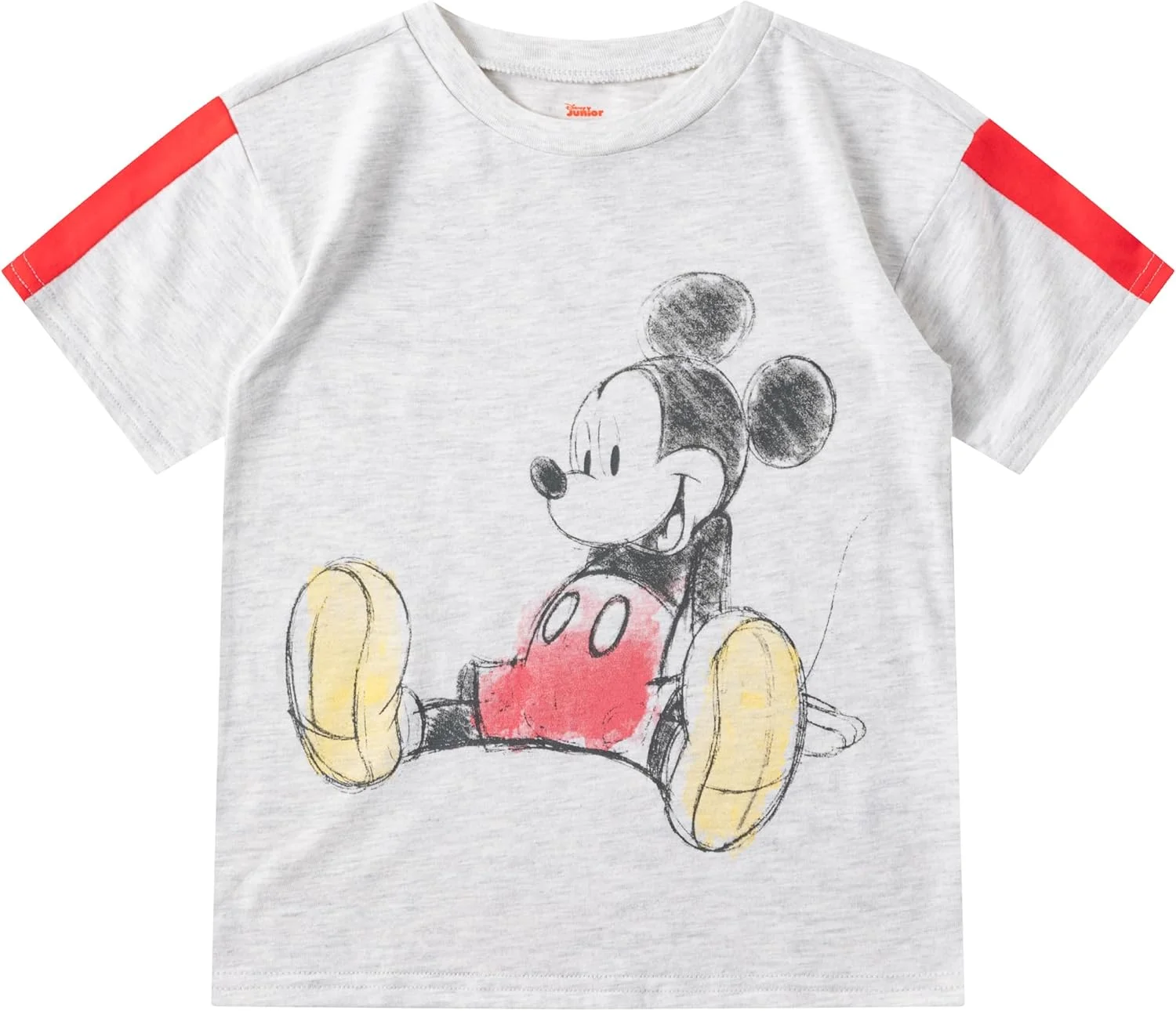 ست تی‌شرت آستین کوتاه و شلوارک پسرانه دیزنی میکی موس به همراه یک اسباب بازی، مناسب کودکان نوپا