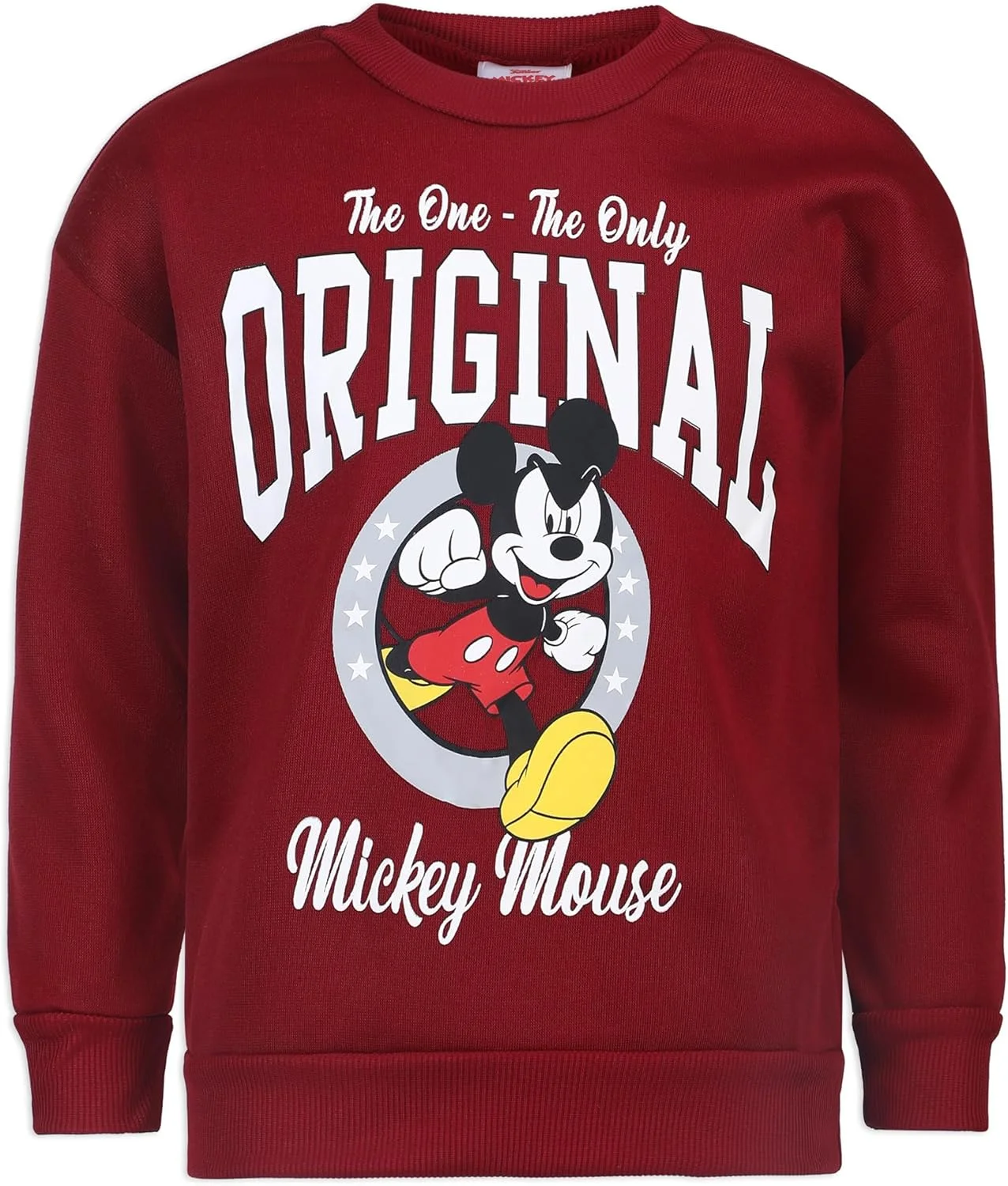 ست سویشرت و شلوار دو تکه پسرانه دیزنی میکی موس برای کودکان نوپا و بچه های بزرگ - قرمز