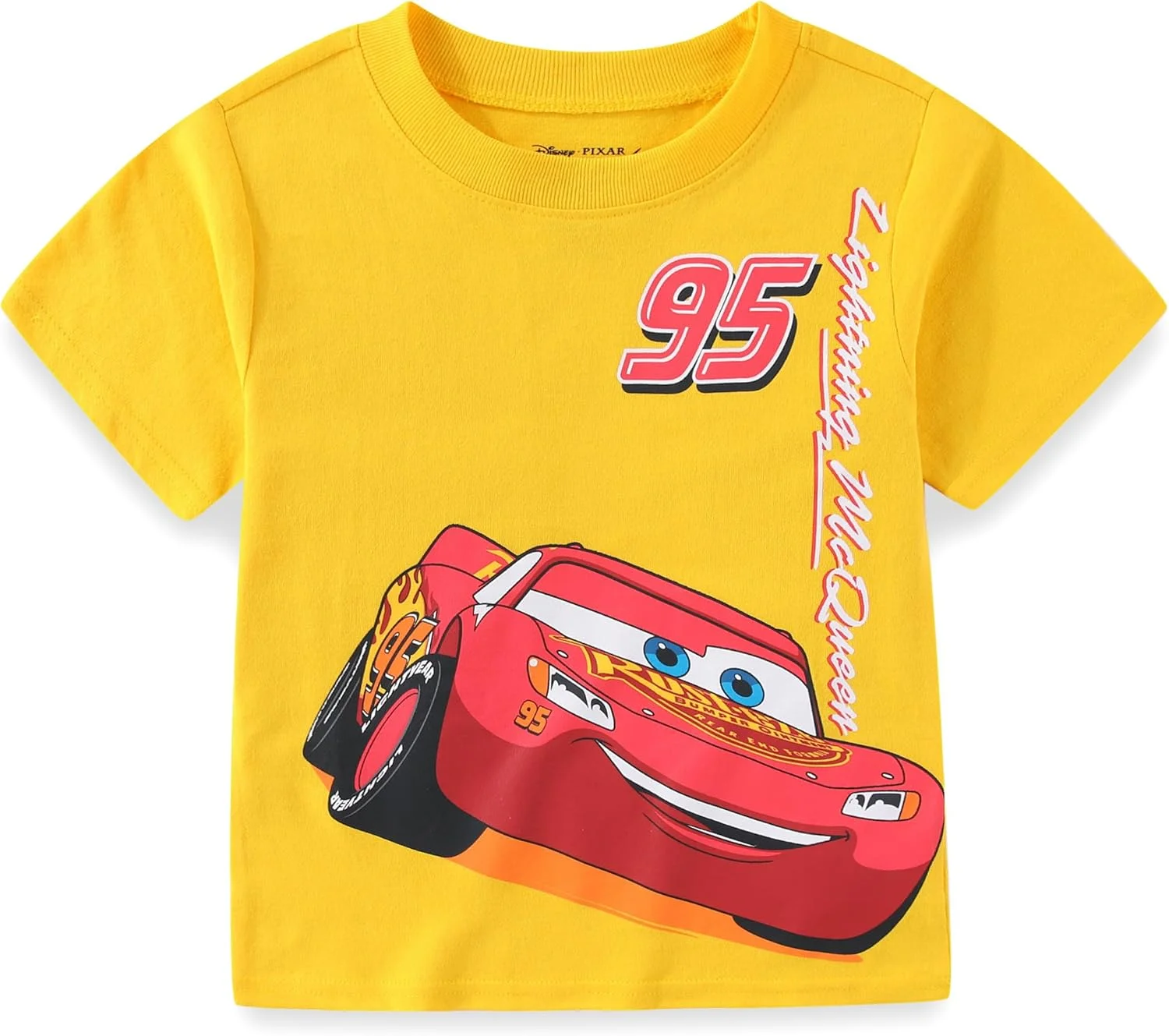 ست تی‌شرت، تاپ رکابی و شلوارک سه تکه پسرانه دیزنی کارز لایتنینگ مک‌کوئین برای بچه‌های بزرگ