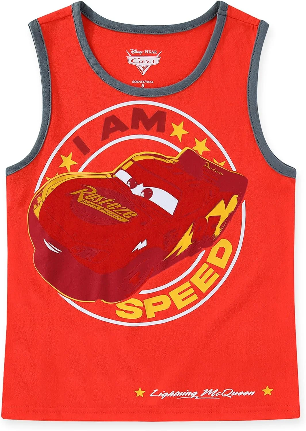 ست تی‌شرت، تاپ رکابی و شلوارک سه تکه پسرانه دیزنی کارز لایتنینگ مک‌کوئین برای بچه‌های بزرگ