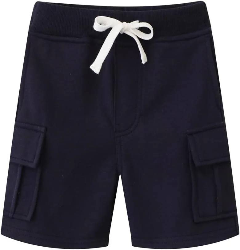 شلوارک پسرانه کتان با بند کمر