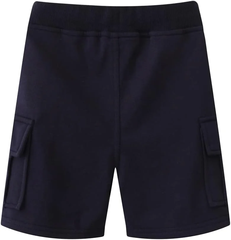 شلوارک پسرانه کتان با بند کمر