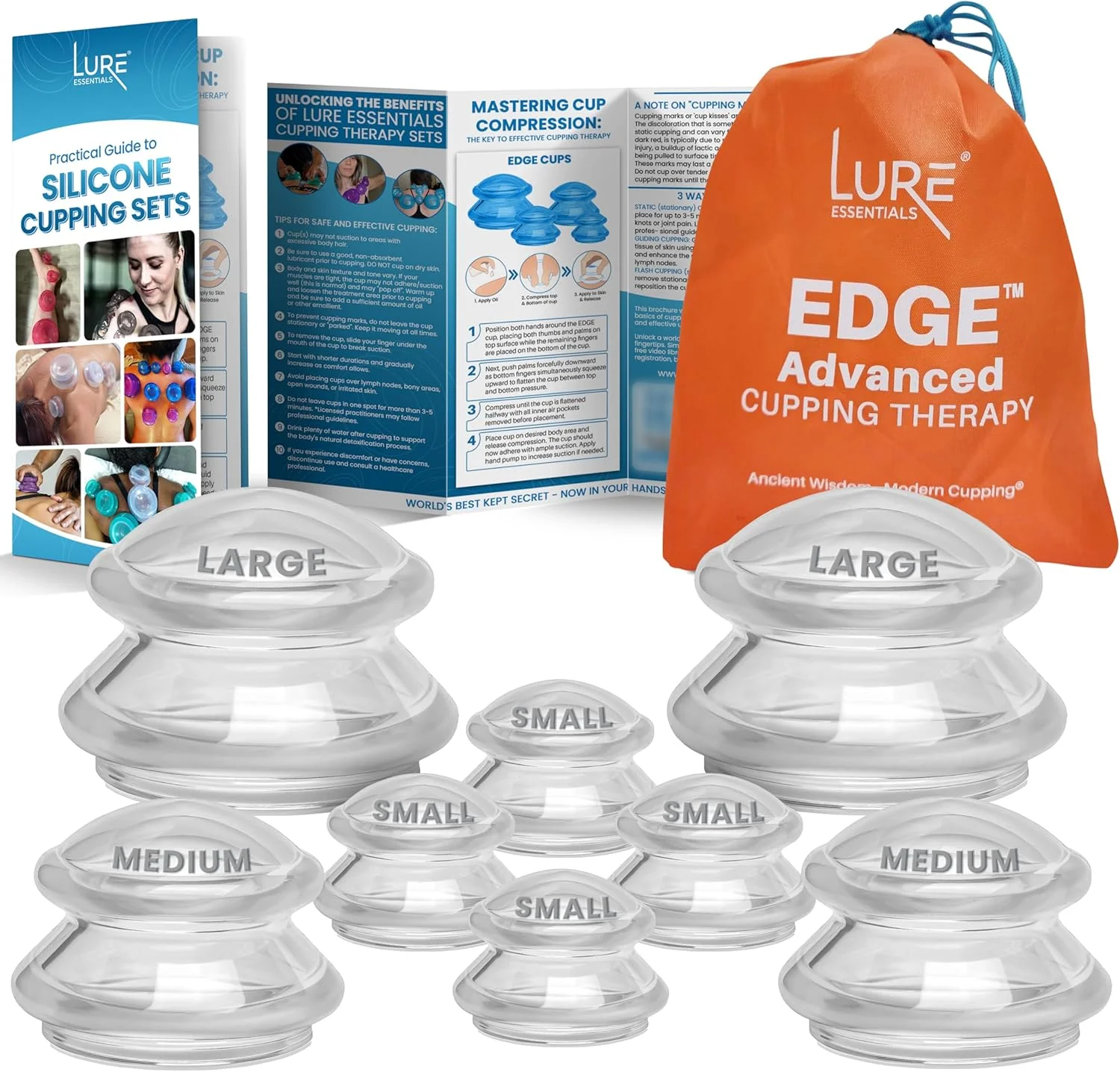 مجموعه ۸ عددی لیوان ماساژ سیلیکونی برای ریلکسیشن عضلات و کاهش سلولیت مجموعه ۸ عددی لیوان ماساژ سیلیکونی برای ریلکسیشن عضلات و کاهش سلولیت