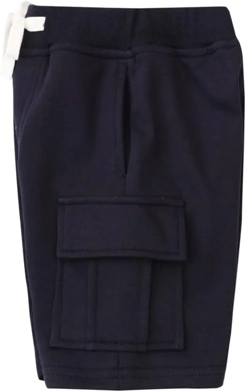 شلوارک پسرانه کتان با بند کمر