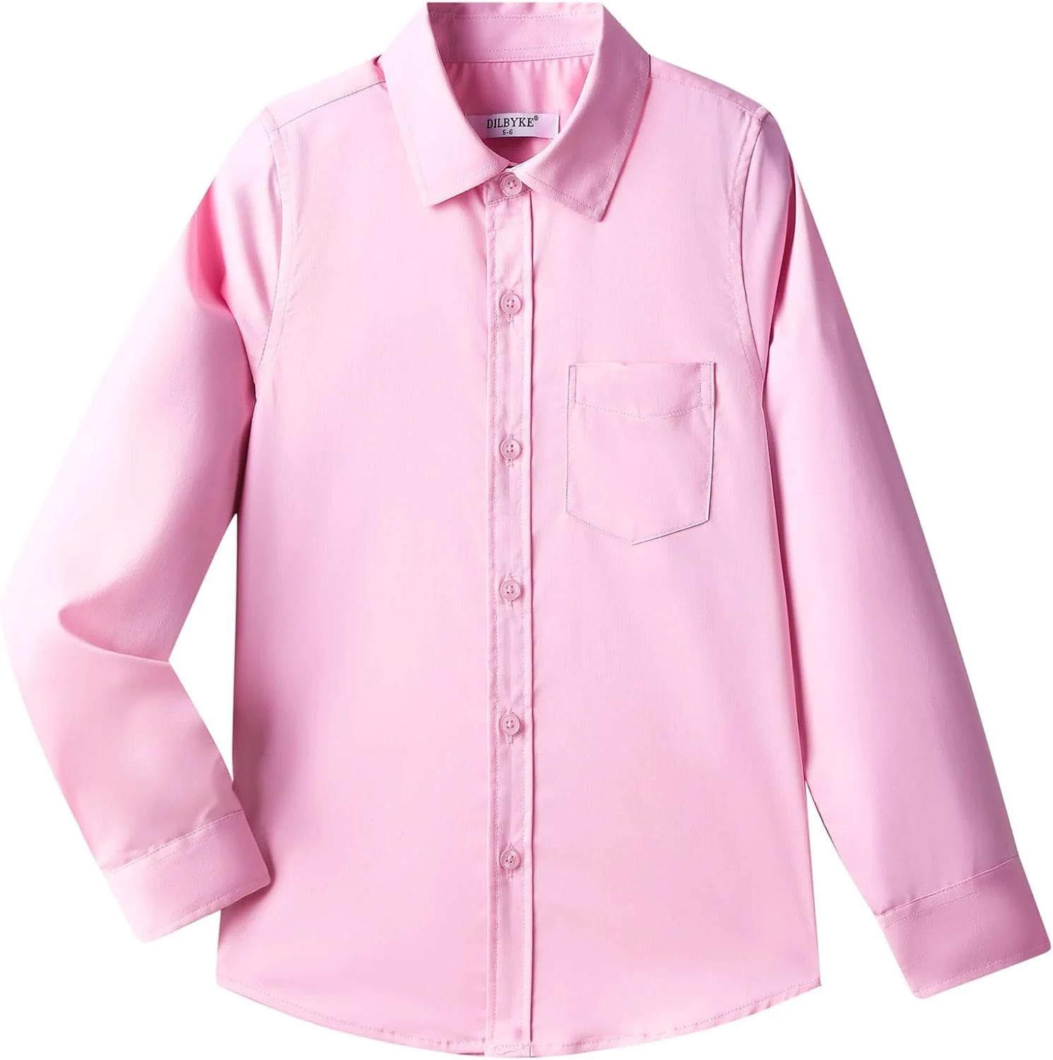 پیراهن آستین بلند مدرسه پسرانه با بافت یکنواخت