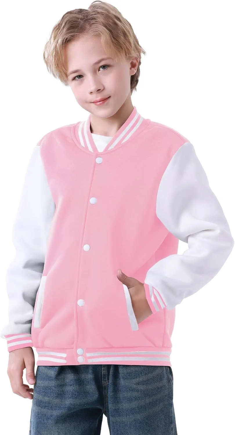 ژاکت بیسبال بچگانه، سبک ورزشی، مناسب استفاده روزمره، لباس فرم تیم پسرانه و دخترانه، ژاکت کشباف
