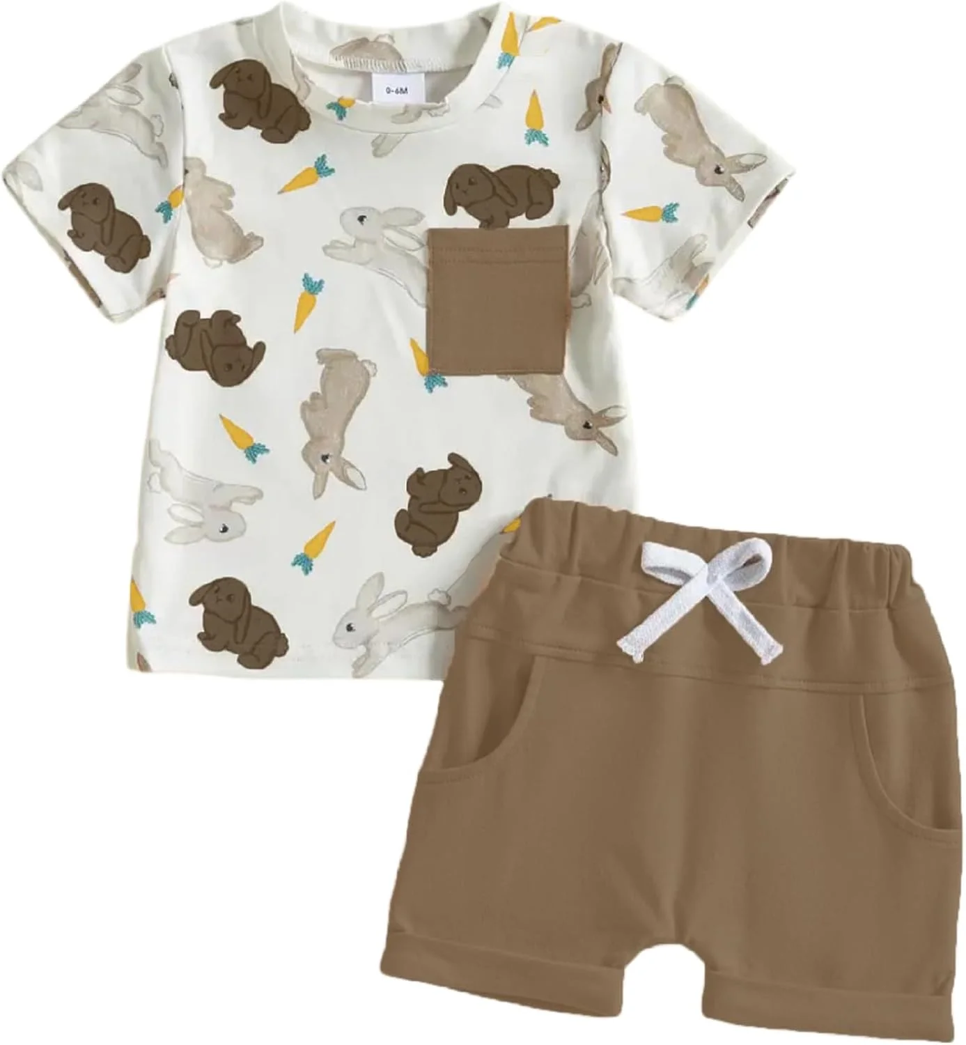 ست لباس پسرانه کیوتیکریز || ست لباس پنبه ای برای پسر || ست تیشرت و شلوارک