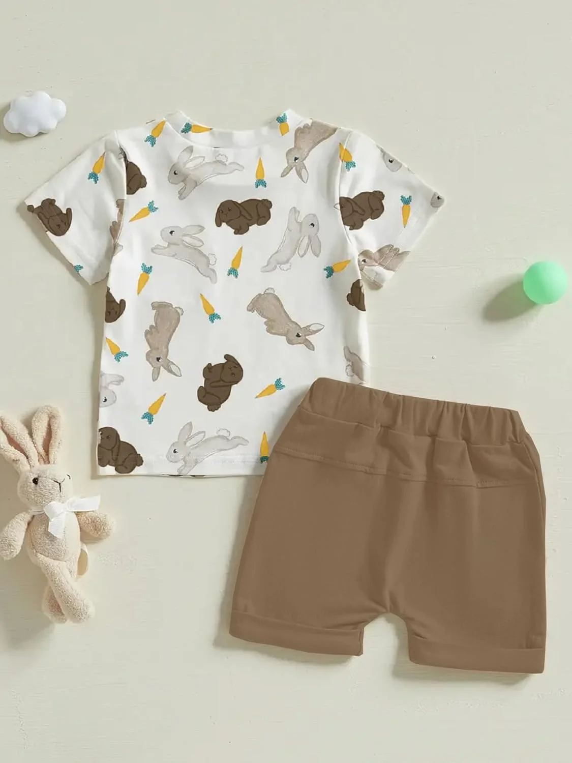 ست لباس پسرانه کیوتیکریز || ست لباس پنبه ای برای پسر || ست تیشرت و شلوارک