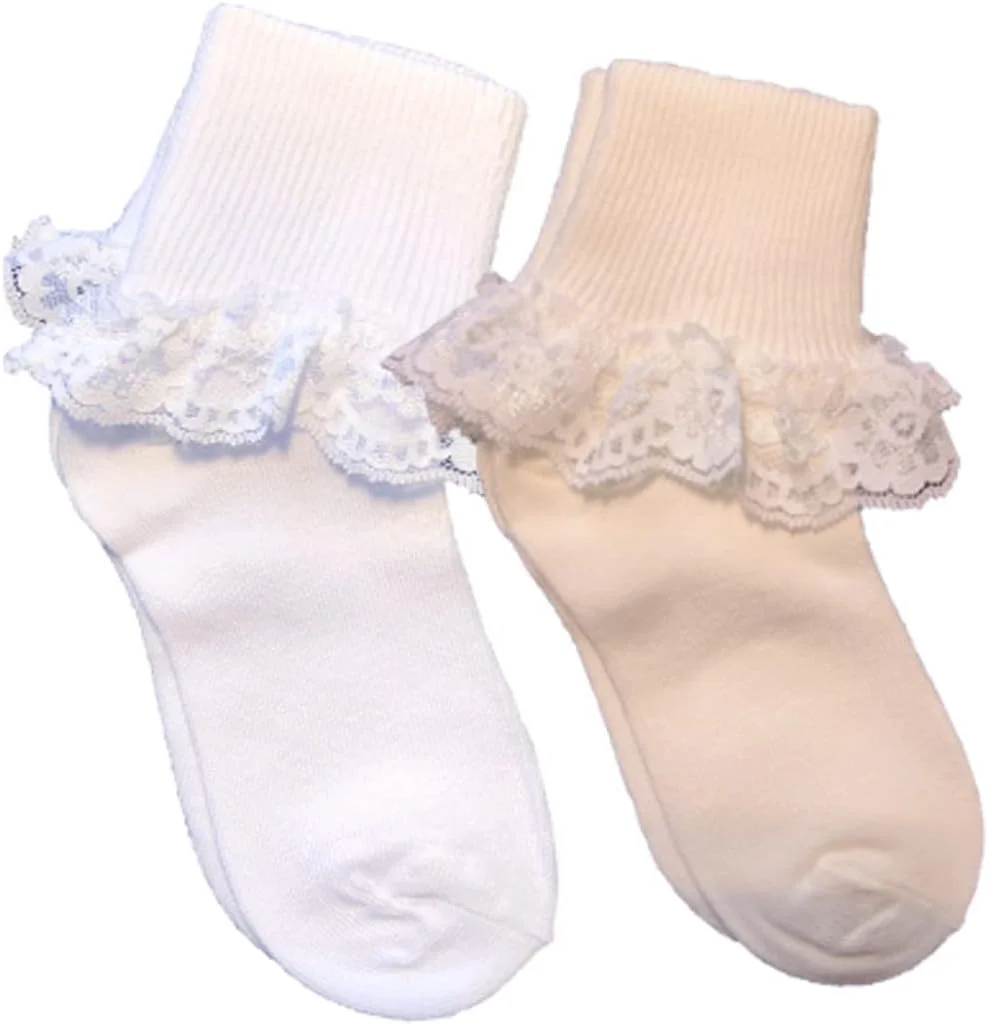 جوراب های توری چین دار فانتزی دخترانه جوراب های توری چین دار فانتزی دخترانه