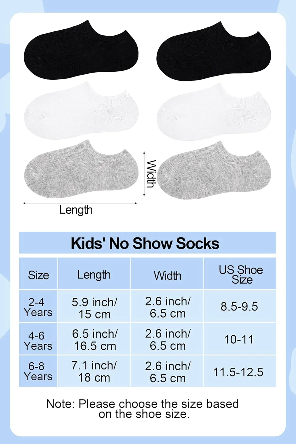 جوراب مچی بچگانه کورابی، 15 جفت، ضد لغزش، طرح ساده