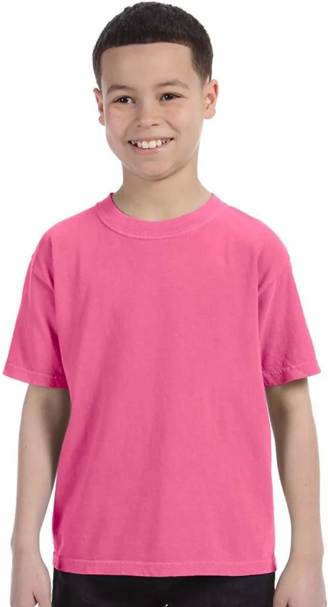 تی‌شرت پسرانه رنگی راحت 9018، تهیه شده از پنبه رینگ‌اسپون
