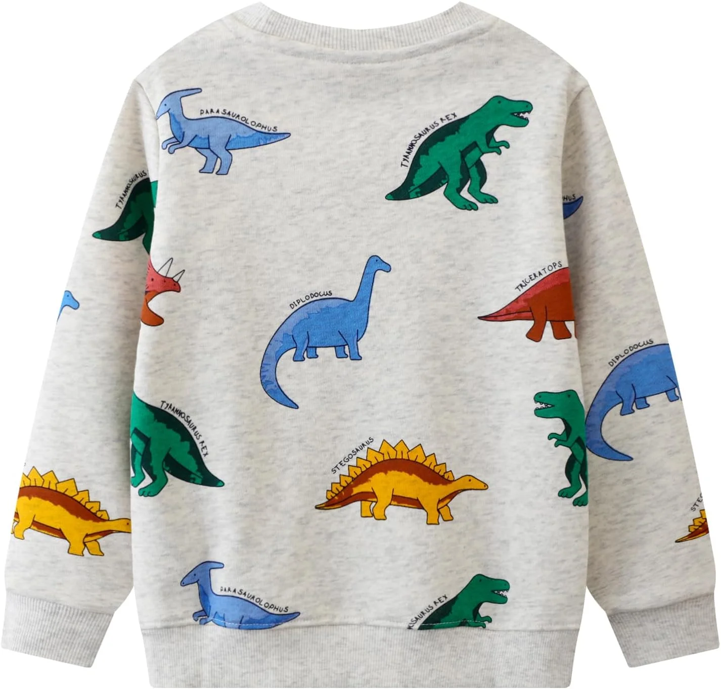 سویشرت پسرانه پنبه ای یقه گرد طرح دار مناسب کودکان 2 تا 7 سال سایز 92 تا 122