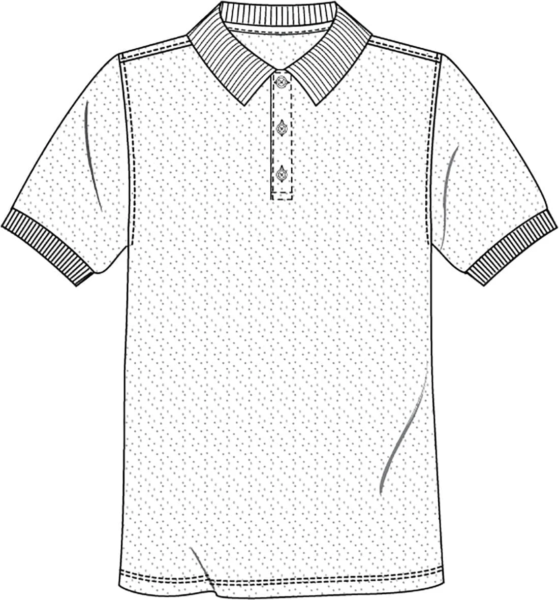 لباس فرم مدرسه، پولوشرت آستین کوتاه پیکه‌ دکمه‌دار مناسب کودکان و نوجوانان