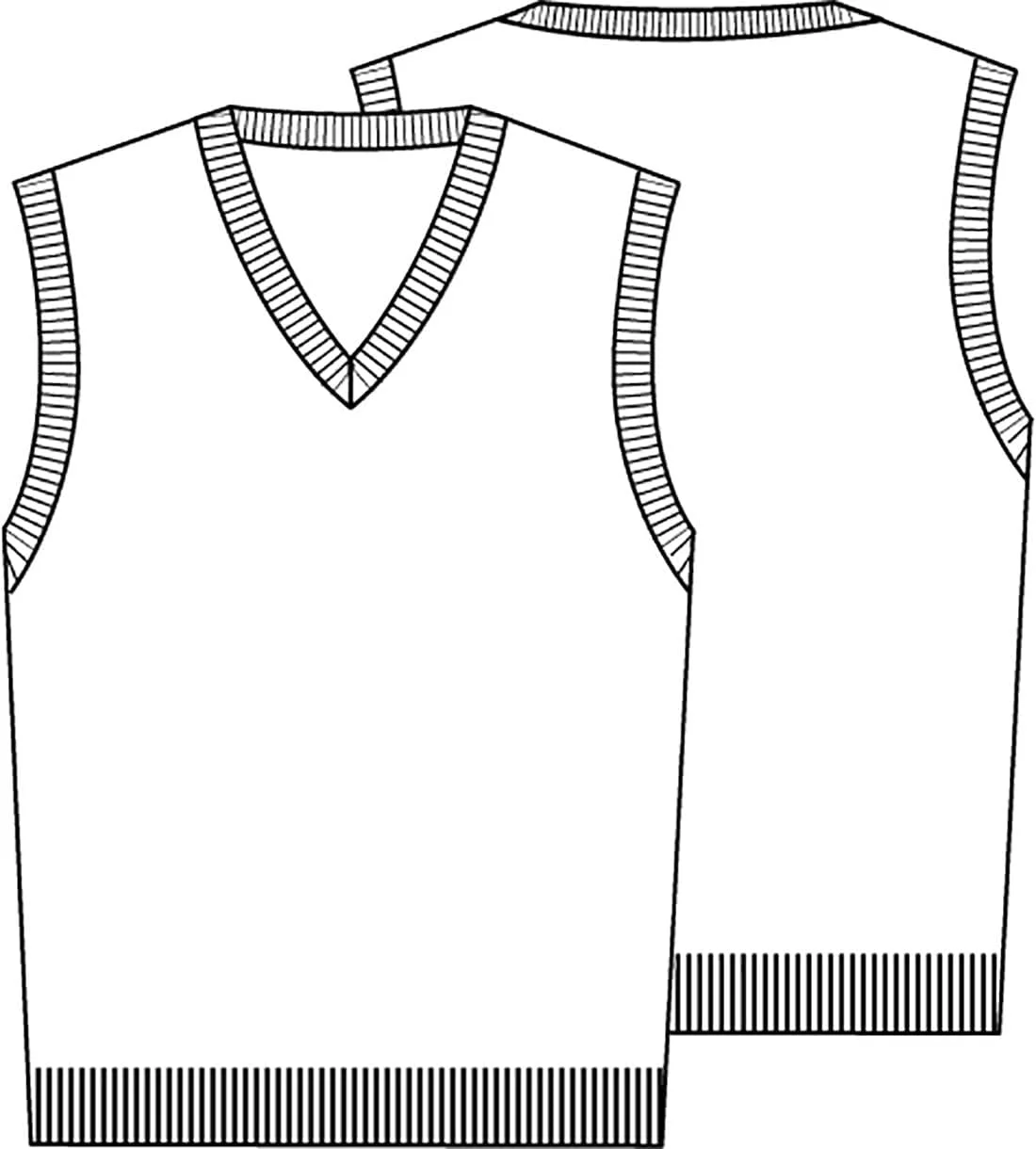 جلیقه بافتنی یقه هفت بدون جنسیت مناسب لباس فرم مدرسه