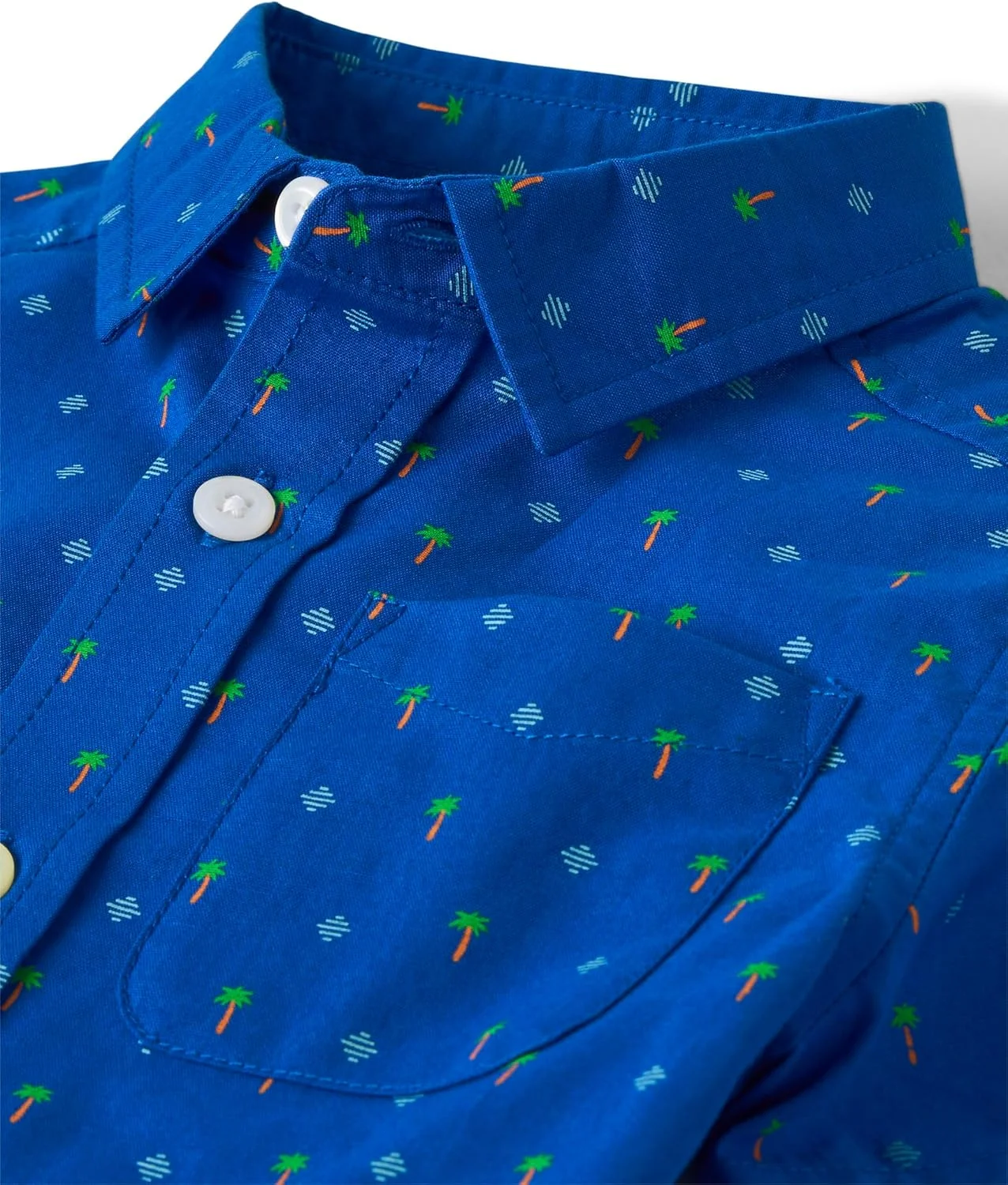 پیراهن دکمه دار بافت پسرانه و نوپا The Children's Place (تک عددی)