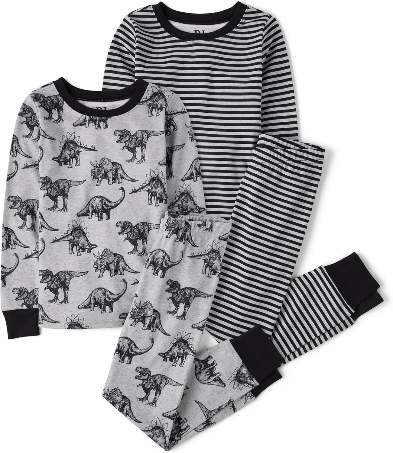 ست لباس خواب دو تکه پسرانه آستین بلند نخی مناسب کودکان