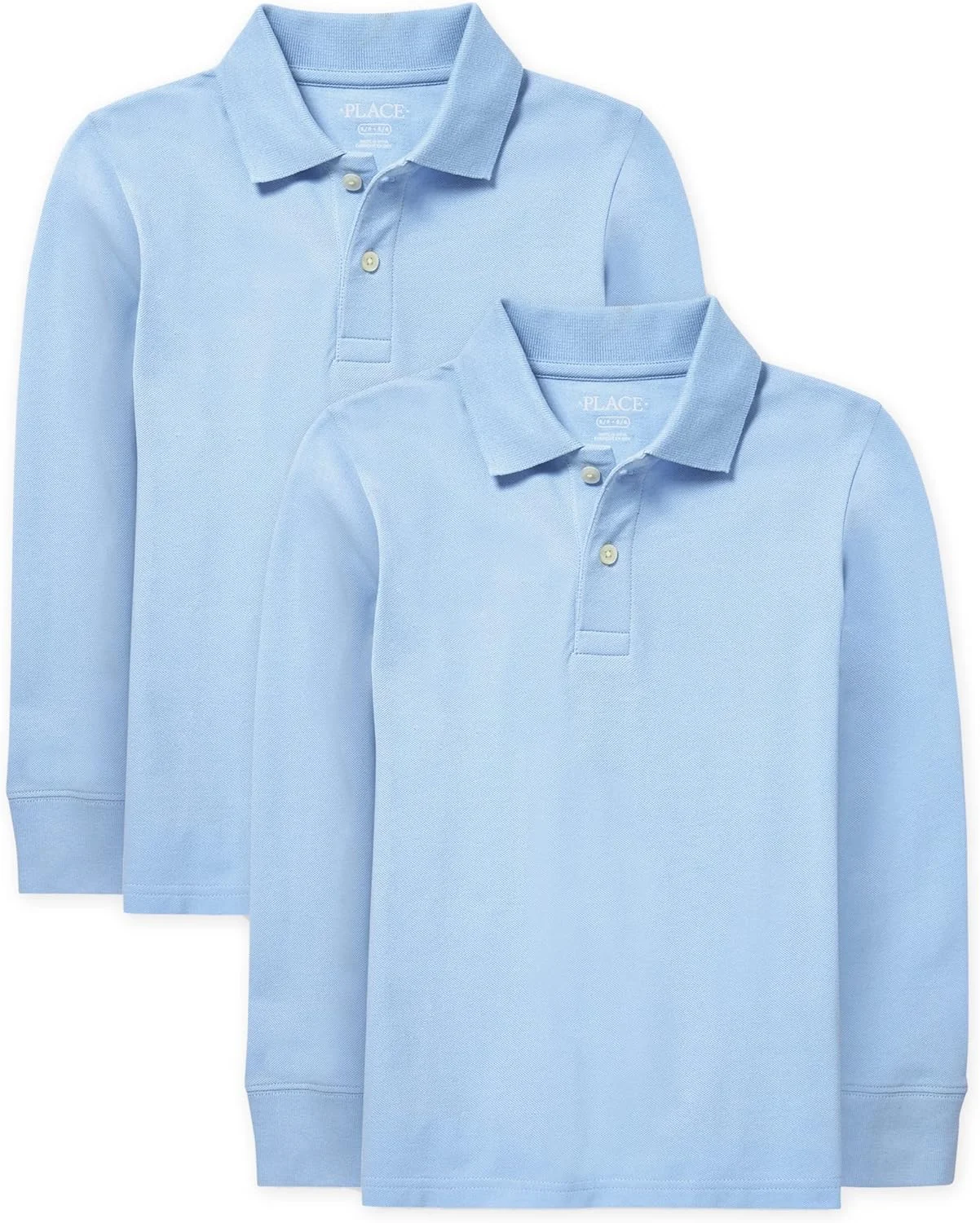 پیراهن پولو آستین بلند پسرانه The Children's Place - بسته 2 عددی