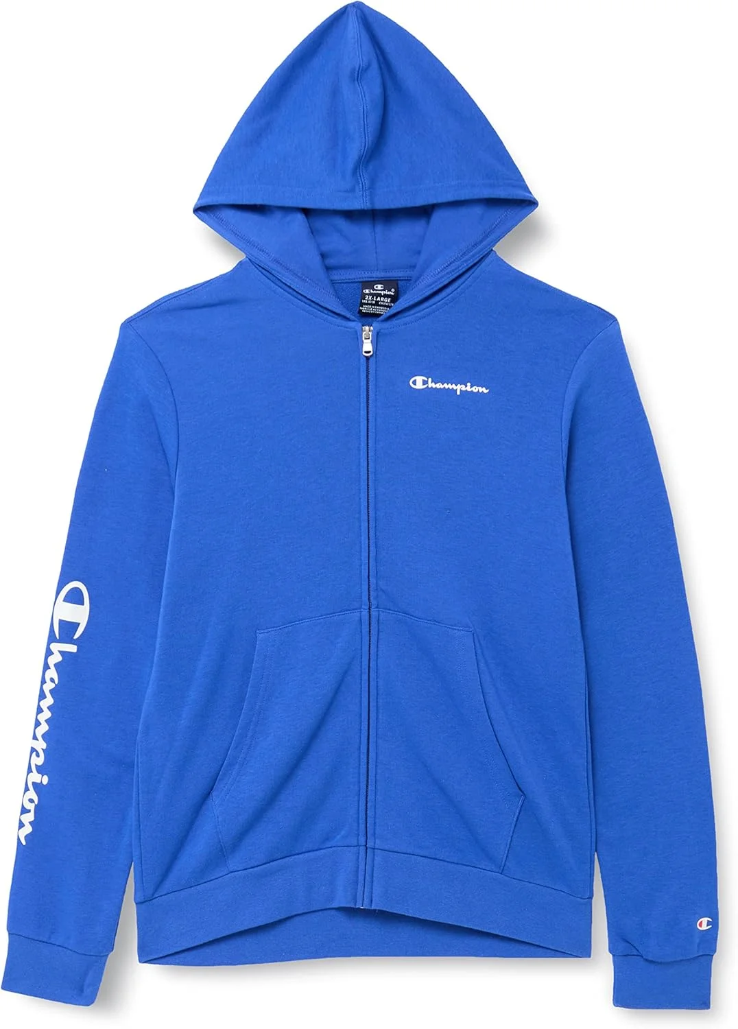 سویشرت کلاه دار زیپ دار Champion مدل Legacy American Classics Ultra Light Powerblend Terry مناسب کودکان و نوجوانان