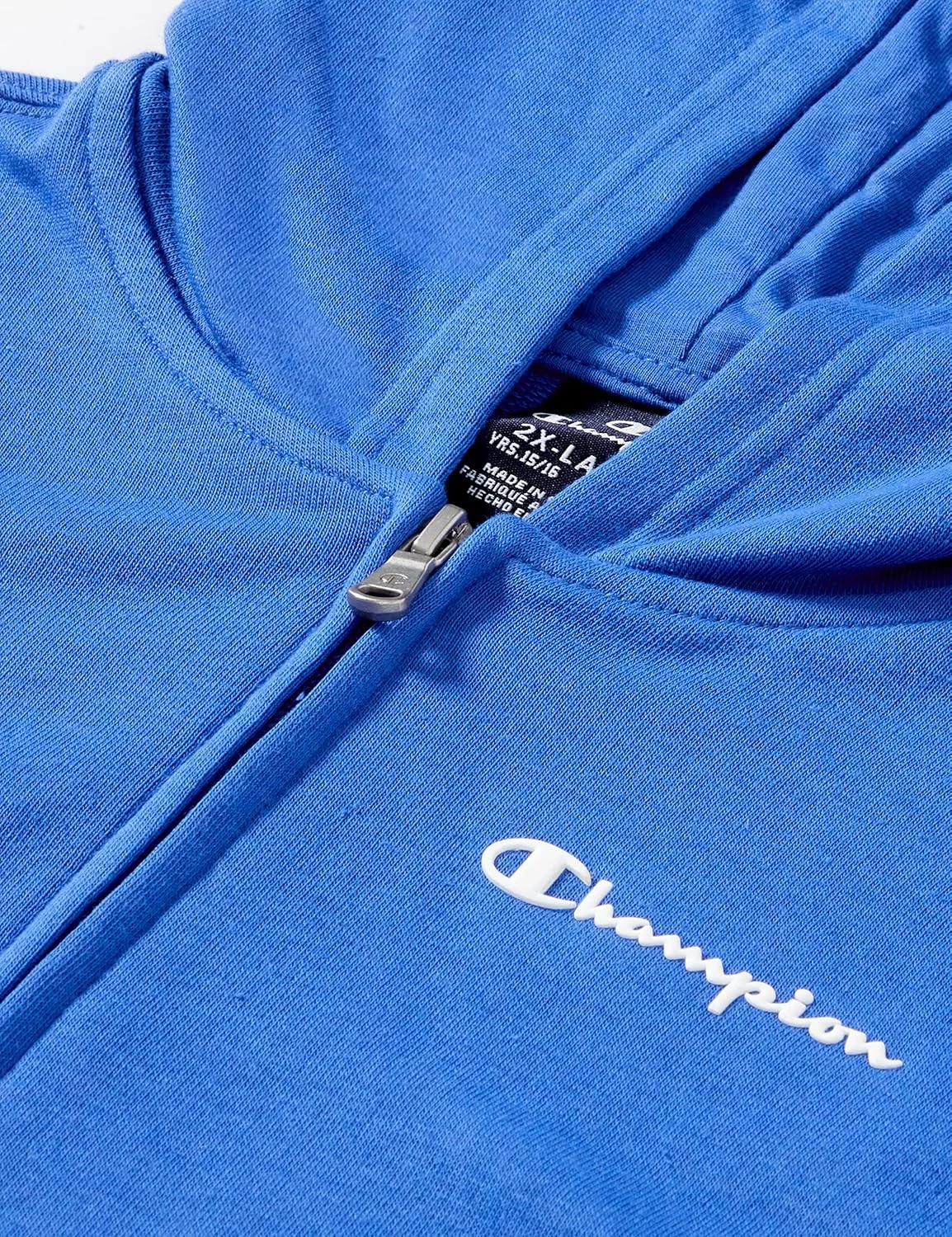 سویشرت کلاه دار زیپ دار Champion مدل Legacy American Classics Ultra Light Powerblend Terry مناسب کودکان و نوجوانان