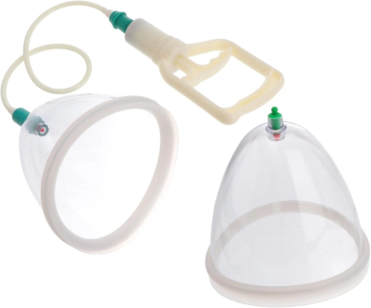 مجموعه دستگاه حجامت Healeved با فنجان های مکش خلاء بزرگ برای ماساژ بدن و تسکین موثر حجامت برای کمر، گردن و شکم مجموعه دستگاه حجامت Healeved با فنجان های مکش خلاء بزرگ برای ماساژ بدن و تسکین موثر حجامت برای کمر، گردن و شکم