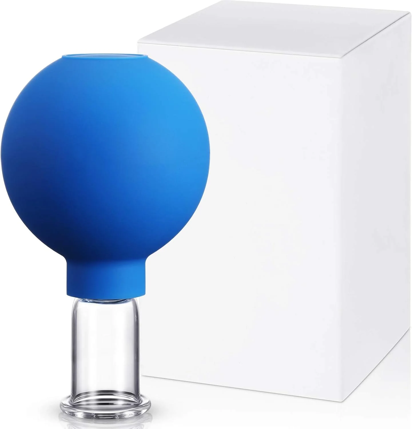 لیوان ماساژ صورت نیانچو، لیوان شیشه ای آبی رنگ، ماساژ حجامت سیلیکونی، لیوان مکش خلاء برای بدن، صورت، پا، بازو، پشت، شانه، عضلات و درد مفاصل (قطر 0.65 اینچ) لیوان ماساژ صورت نیانچو، لیوان شیشه ای آبی رنگ، ماساژ حجامت سیلیکونی، لیوان مکش خلاء برای بدن، صورت، پا، بازو، پشت، شانه، عضلات و درد مفاصل (قطر 0.65 اینچ)