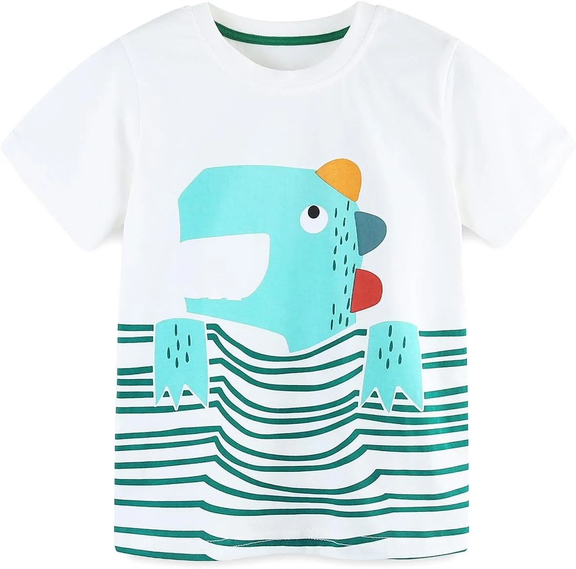 بسته 3 عددی تی‌شرت آستین کوتاه نخی پسرانه Bumeex مناسب 2 تا 7 سال