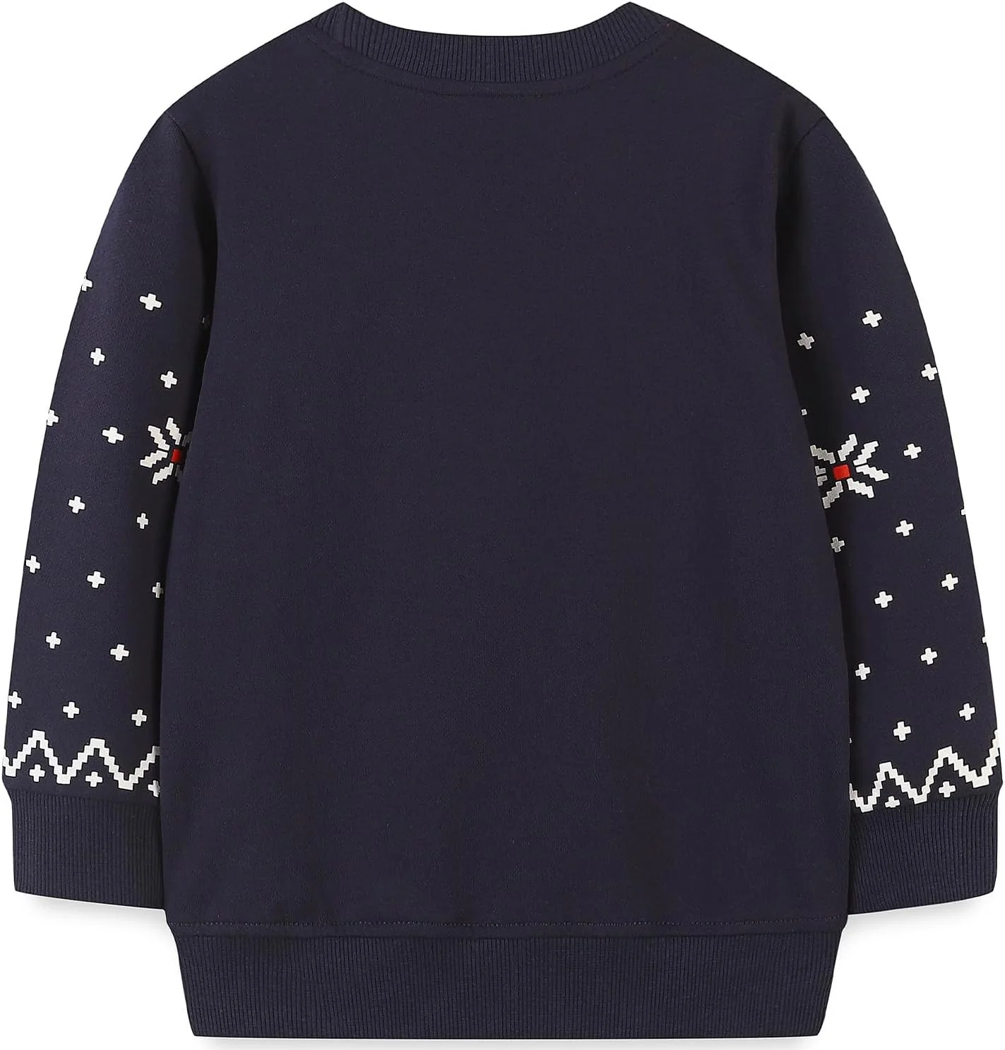 بلوز آستین بلند پسرانه نخی یقه گرد مناسب کودکان ۱ تا ۷ سال