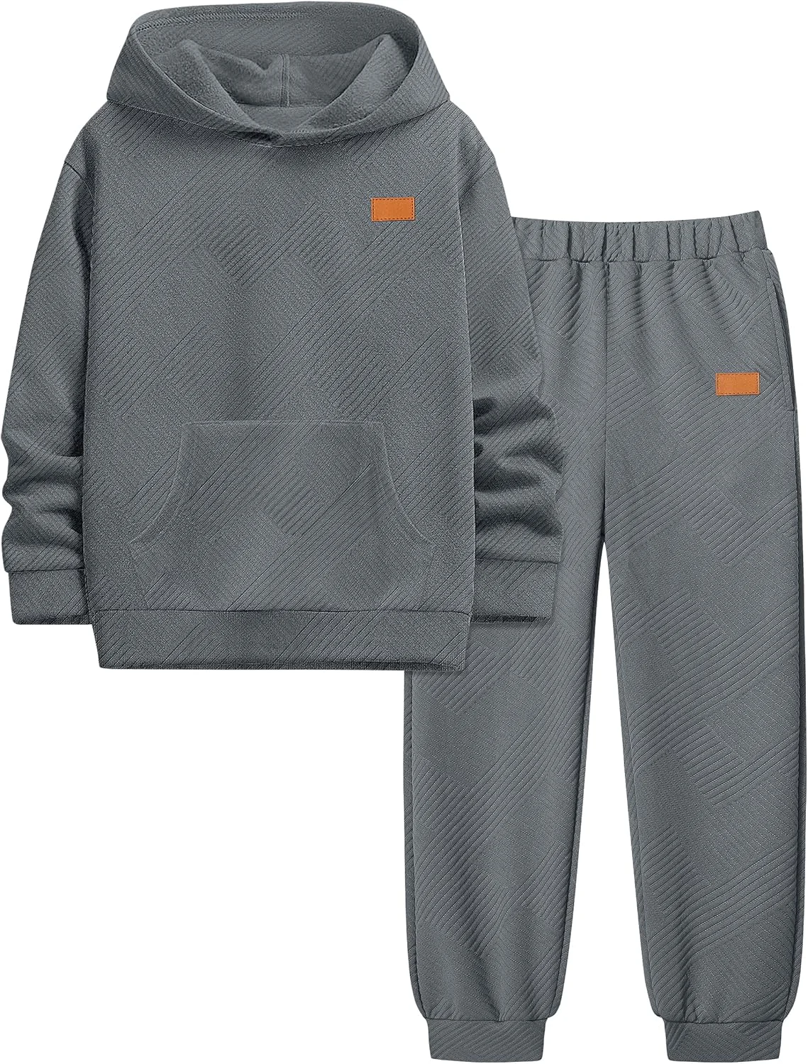 ست لباس پسرانه شامل هودی آستین بلند کبریتی و شلوار گرمکن، مناسب پاییز و زمستان، دو تکه، برای سنین 6 تا 14 سال