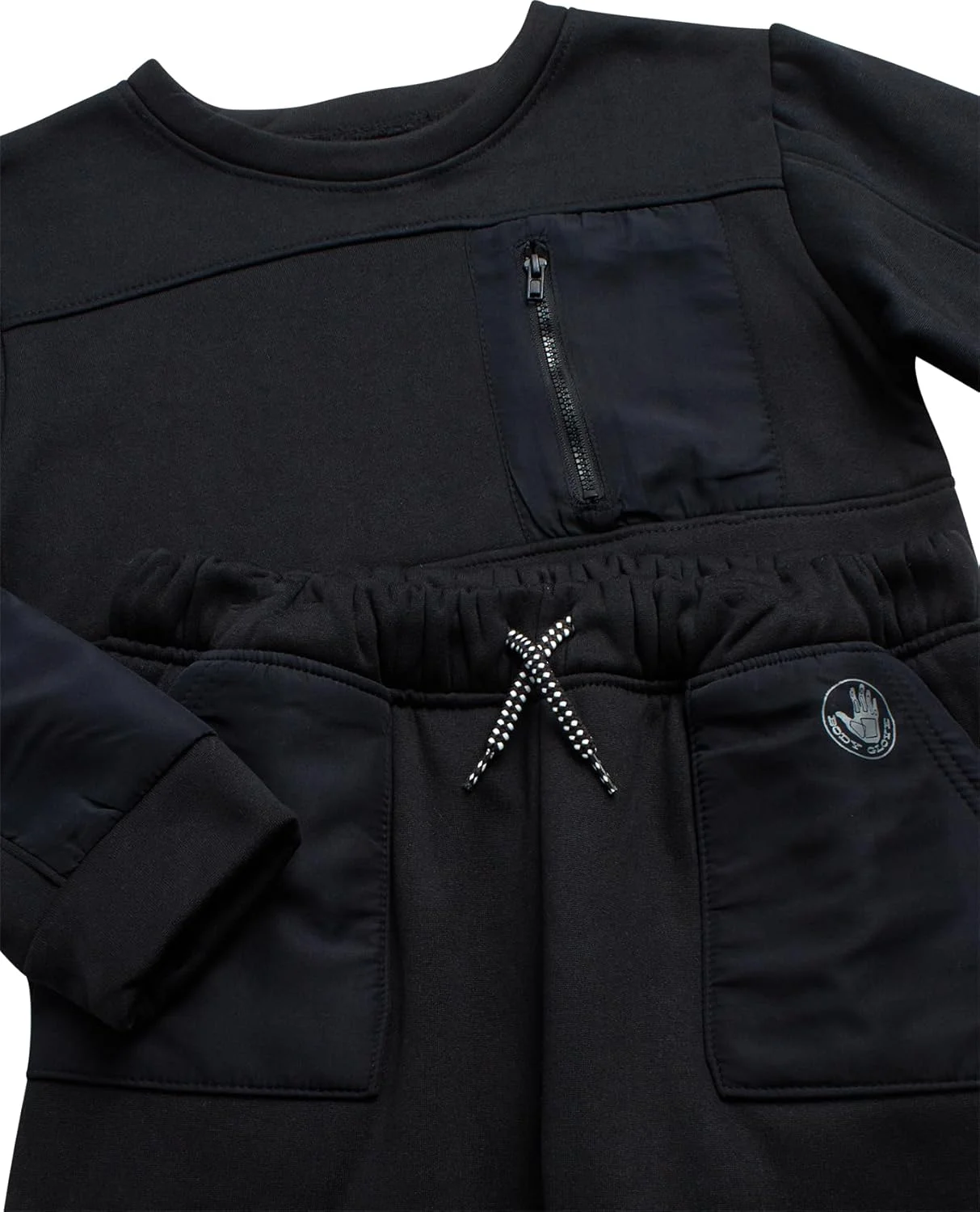 ست گرمکن و شلوار پسرانه Body Glove - پلیور کلاه دار پشمی و شلوار گرمکن دو تکه برای پسران (8-12)