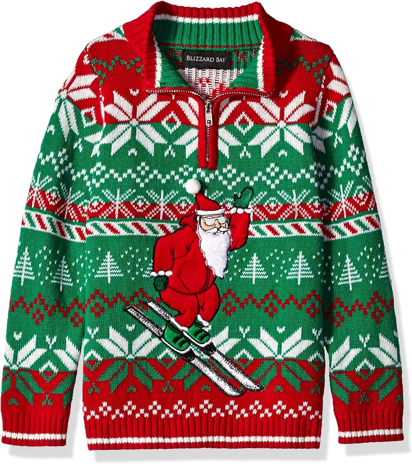 پلیور کریسمس پسرانه طرح بابانوئل