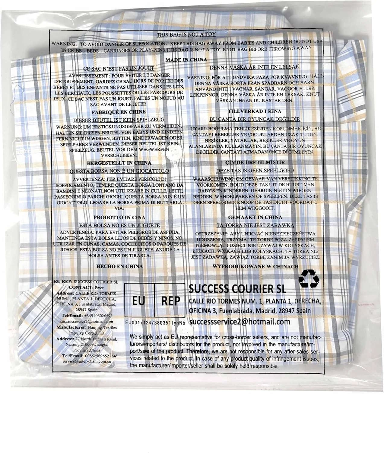 پیراهن آستین بلند پسرانه دکمه دار طرح چهارخانه