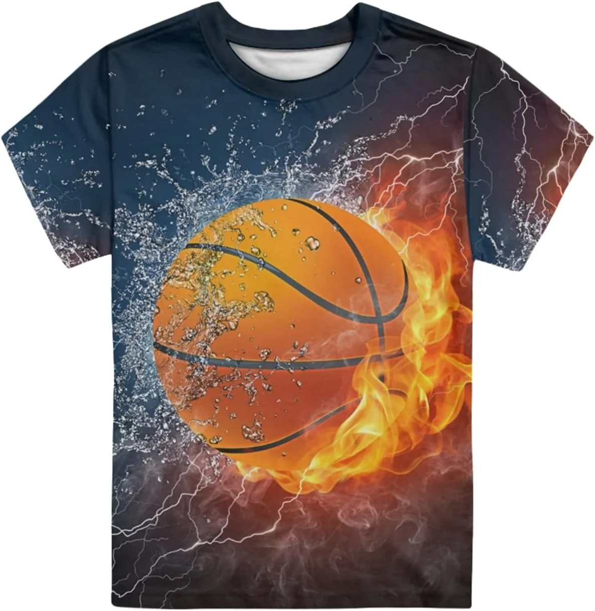 تی‌شرت بچگانه Belidome، مناسب سنین 3 تا 16 سال، آستین کوتاه، مناسب ورزش