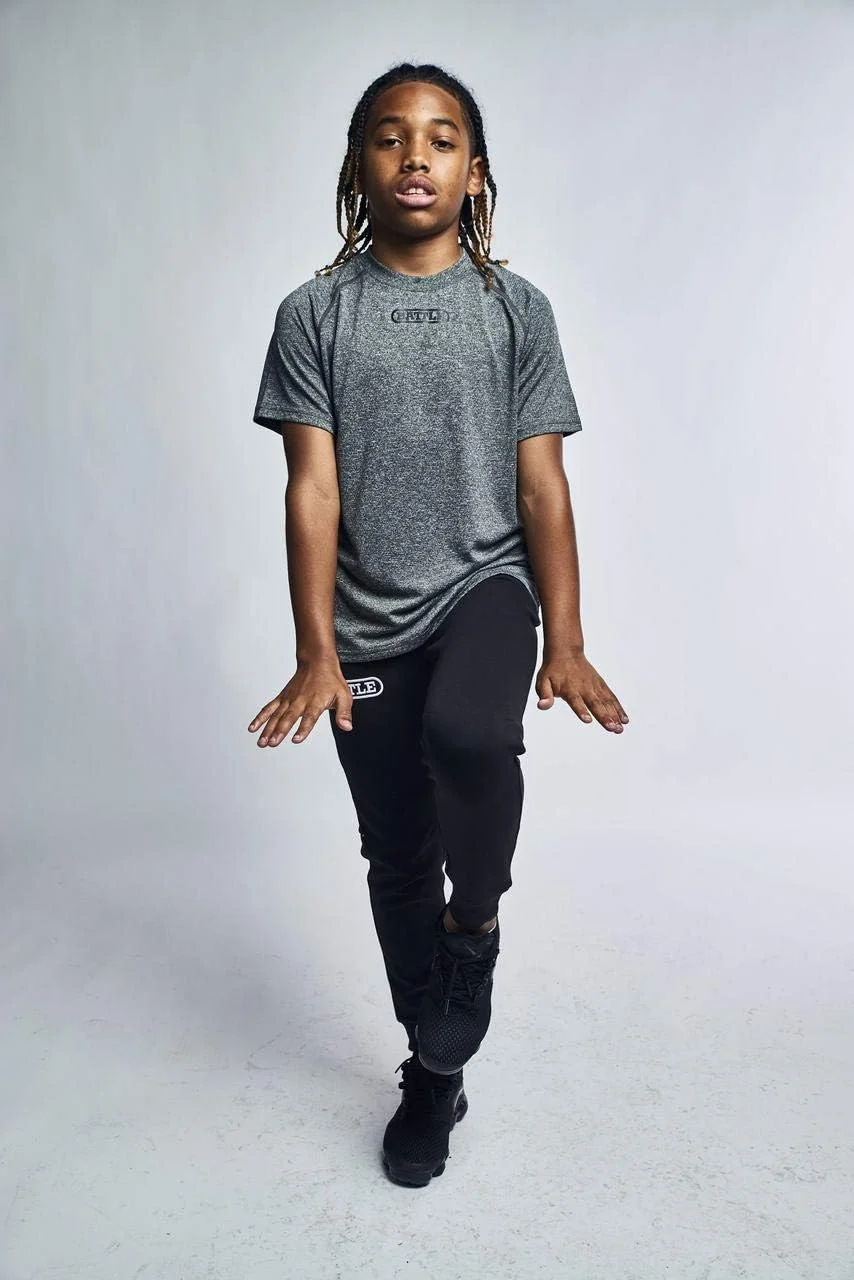 تی‌شرت آستین کوتاه ورزشی تیم بتل مناسب نوجوانان و کودکان