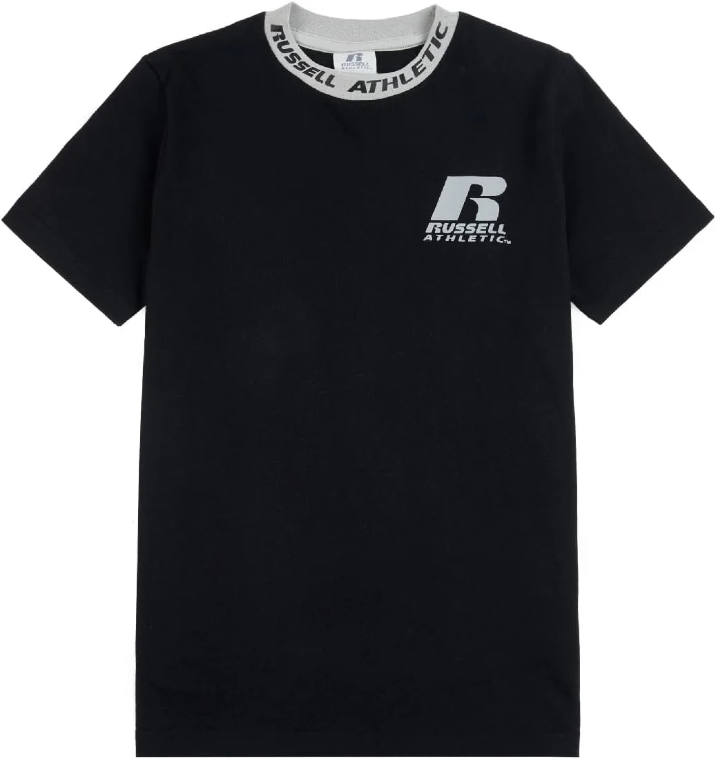 تی شرت یقه دار پسرانه راسل اتلتیک مدل RSL0401023 سایز 9-10 سال، آبی روشن