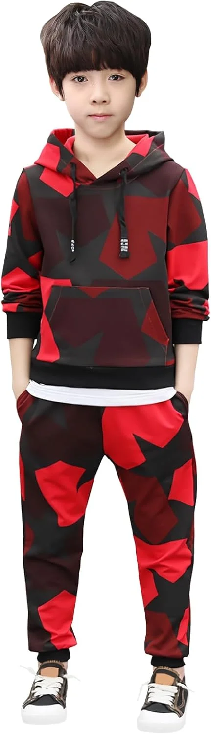 ست ورزشی بچگانه، گرمکن و شلوار ورزشی، مناسب پسران، دو تکه