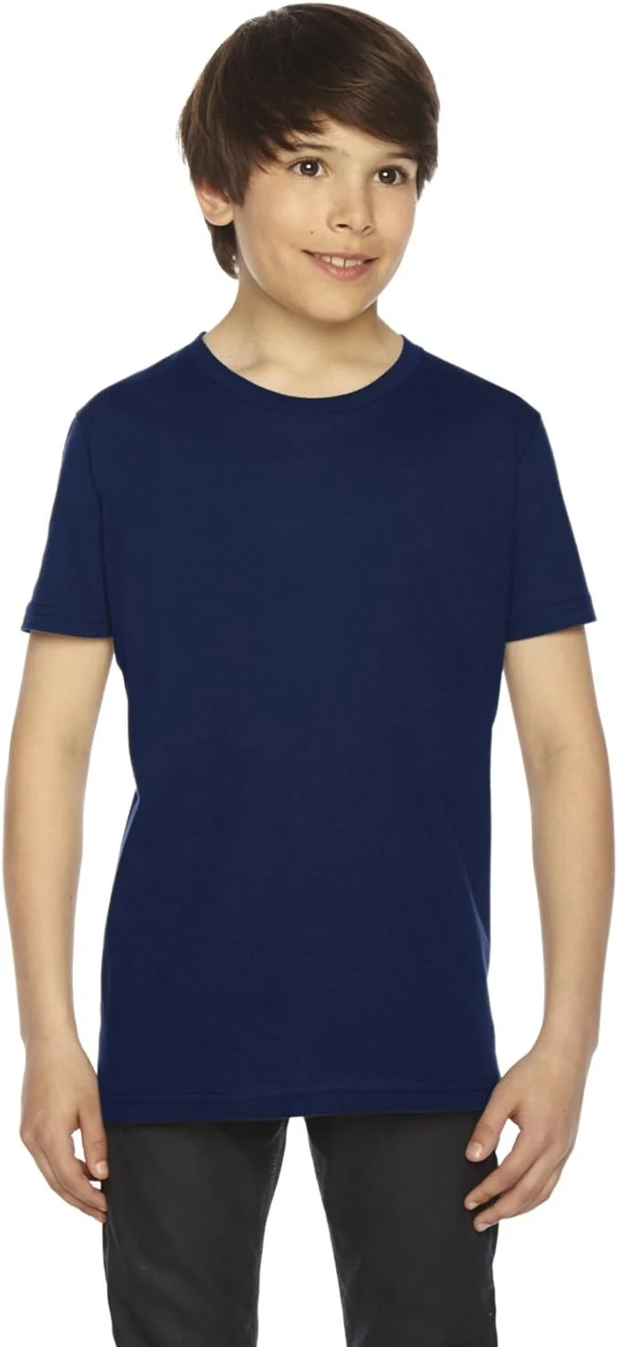 تی‌شرت آستین کوتاه یقه گرد Fine Jersey بچگانه American Apparel