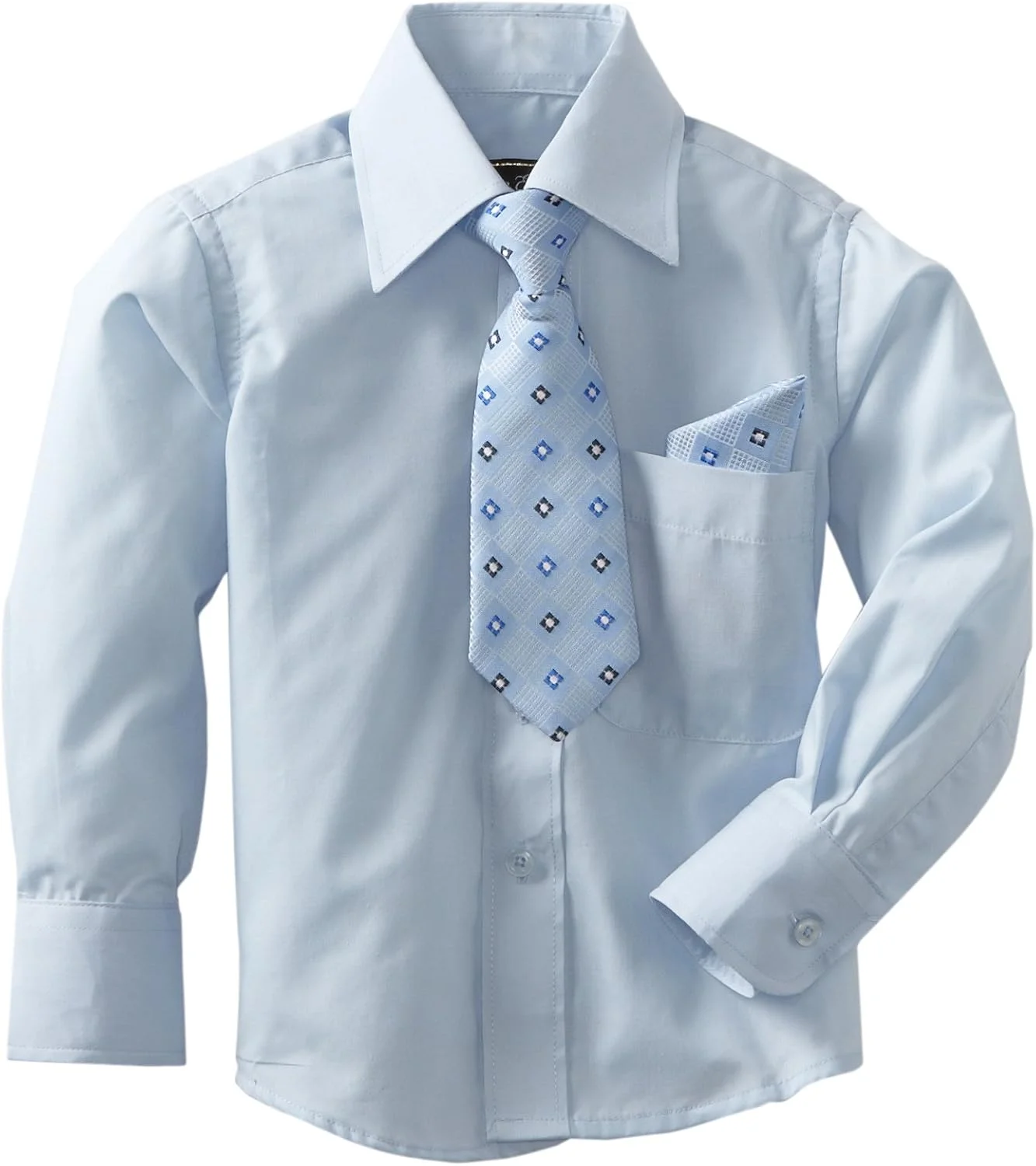 پیراهن مجلسی پسرانه آمریکن اکسچنج به همراه کراوات و دستمال جیبی