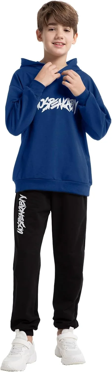ست هودی و شلوار ورزشی پسرانه، مناسب برای 2 تا 17 سال