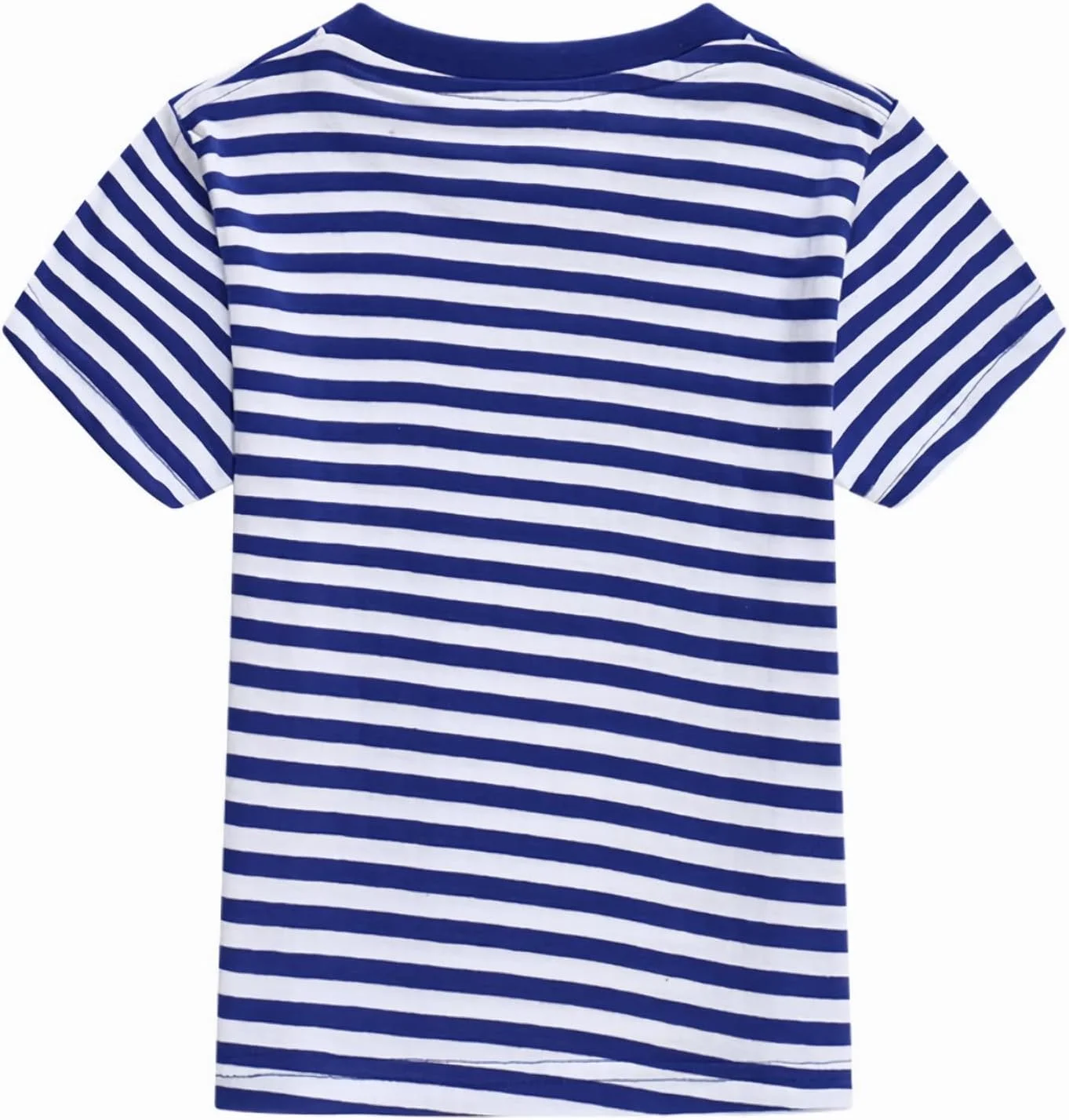 تی‌شرت راه راه کلاسیک Airvid مناسب کودکان دخترانه و پسرانه، یقه گرد، پنبه‌ای